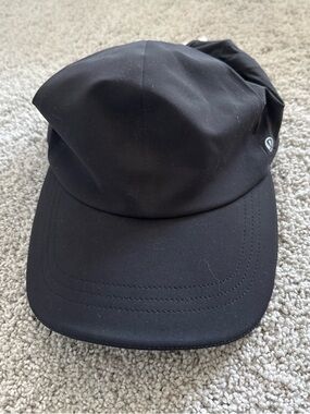 Lululemon Womens Black “Baller Hat Run” Hat Women’s One Size Black Adjustable